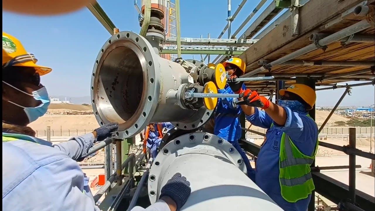 Pipe Fitter training session
